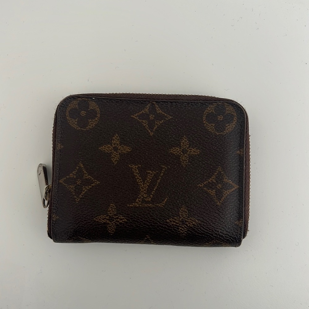 Louis Vuitton compact wallet with zipper
